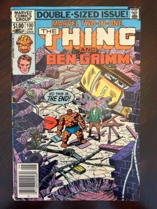 Marvel Two-in-One #100 (1983) - VF