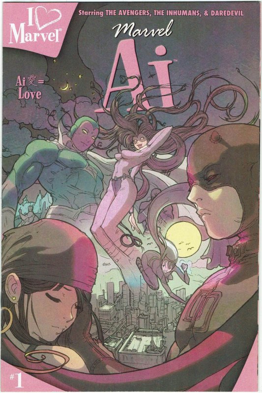 I Heart Marvel: Marvel AI #1 C.B. Cebulski Daredevil Black Widow Wasp NM