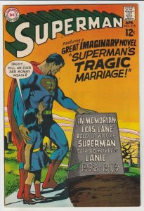 Superman #215 Apr-69 NM- High-Grade Death Lois Lane Wythville CERT Wow!