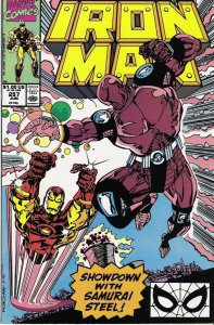 Iron Man #257 (1990)  VF+ 8.5