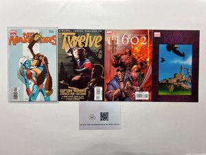 4 Marvel Comics 1602 # 1+Dark Tower # 1+The Twelve # 2+New Warlords # 2 101 JS46