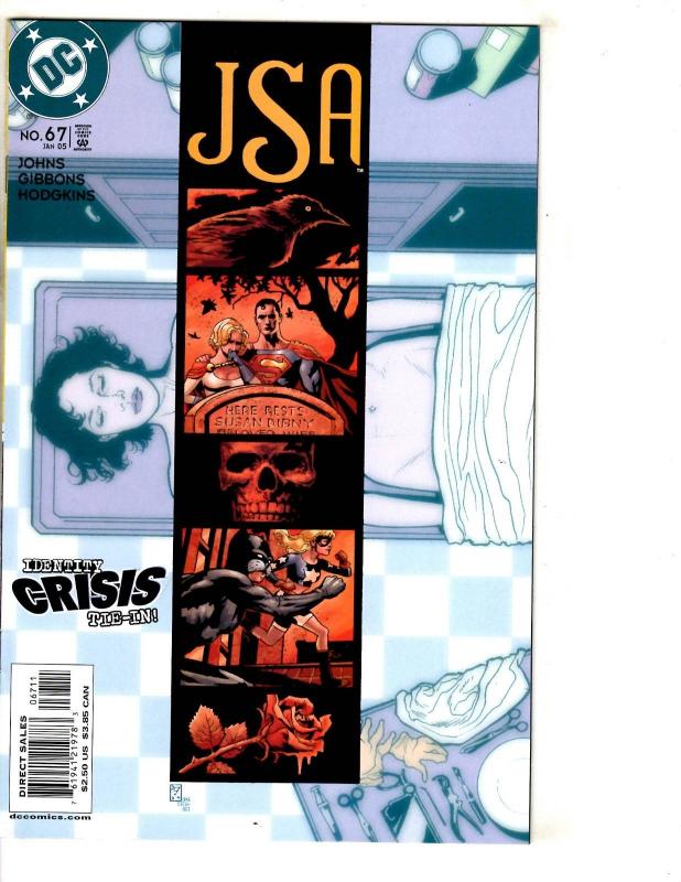 Lot Of 10 JSA DC Comic Books # 61 62 63 64 65 66 67 68 69 70 Batman Flash CR17