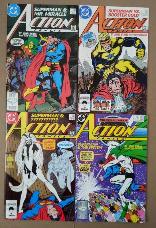 Action Comics #585-599 - Superman Lot Byrne Hawkman Etrigan 1st Silver Banshee 