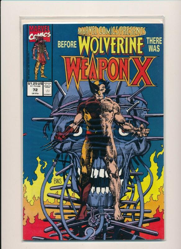 Marvel Before WOLVERINE there was WEAPON X #72 1991 VERY FINE+ (PF590) 