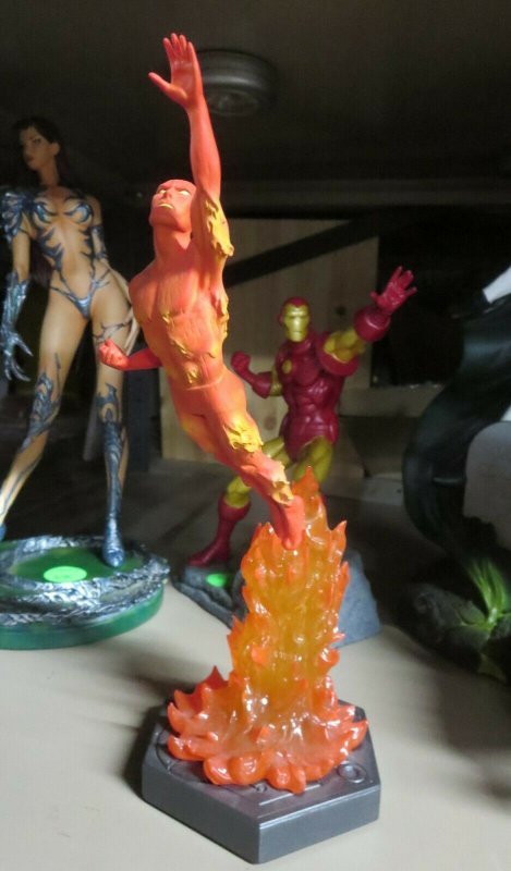 THE HUMAN TORCH by Bowen designs STATUE! #674/4000 NO BOX! Fantastic Four