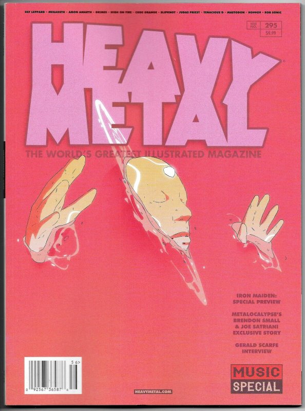 Heavy Metal Magazine #295 Cvr D Megadeth | Slipknot | Mastodon (2019) New!