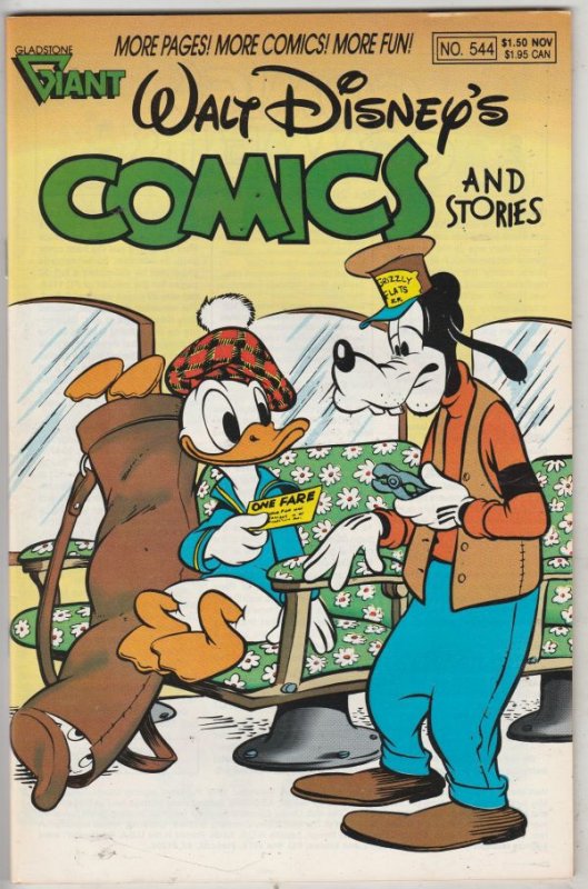 Comics and Stories, Walt Disney's #544 (Nov-89) NM- High-Grade Donald Duck, H...