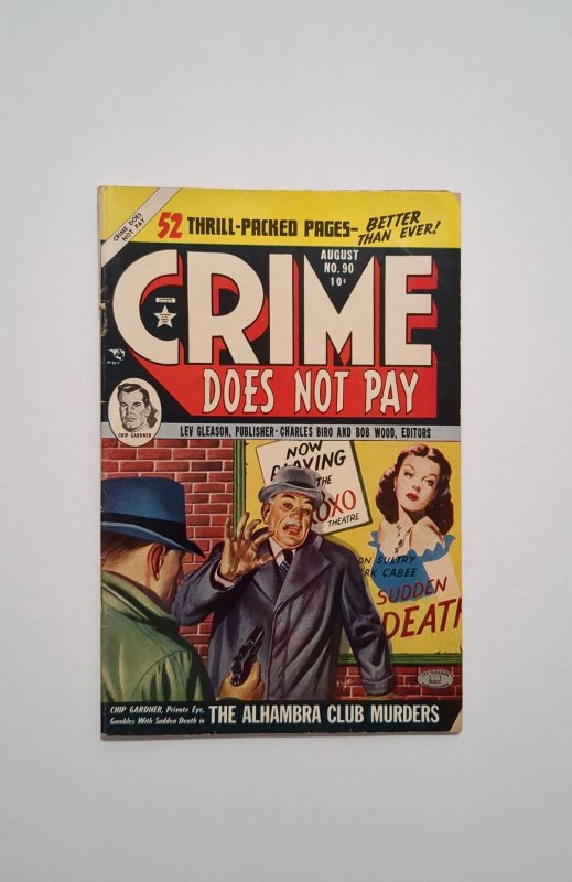 Crime Does Not Pay #90 (1950) VG/FN Charles Biro