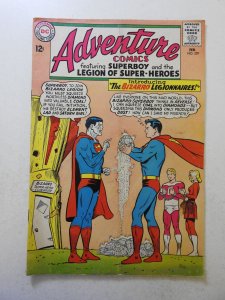 Adventure Comics #329 (1965) GD/VG Condition moisture stains, tape pull fc