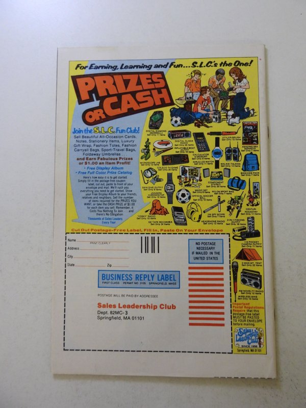 The Uncanny X-Men #158 Newsstand Edition (1982) VF- condition