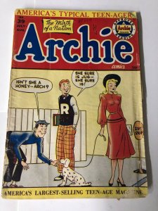 ARCHIE 39 FAIR August 1949 more leering, less smooching