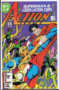Action Comics #589 (1987) Green Lantern Corps