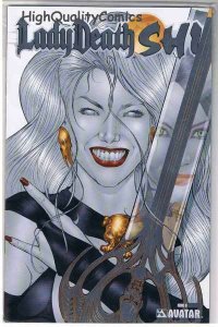 LADY DEATH : SHI #0, COA, NM, Limited, Platinum , Variant,, more LD in store