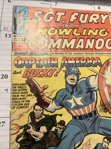Sgt. Fury and His Howling Commandos 13 Captain America 1964 Low Grade