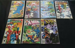 X-MEN 7PC (VF/NM) PROFESSOR X VS SHADOW KING! IN FINAL BATTLE! 1984-92