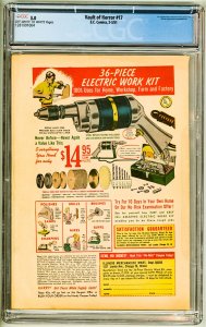 Vault of Horror #17 (1951) CGC 5.0! OWW Pages!