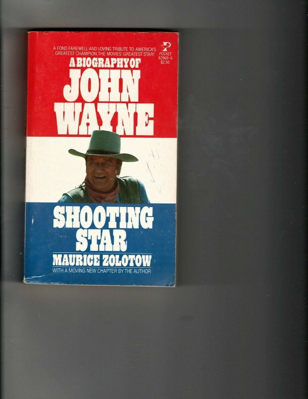 3 Books Biography of John Wayne Shooting Star Action of the Tiger Duke JK27