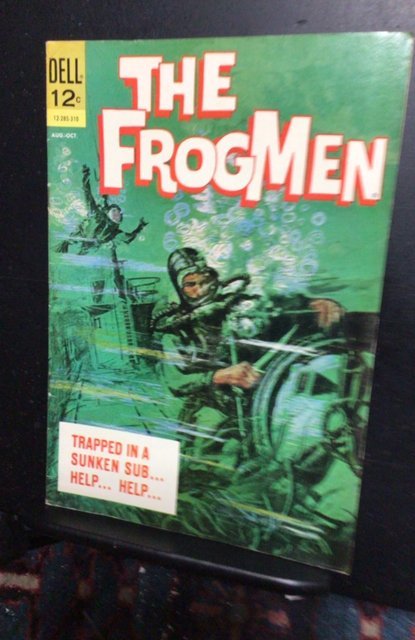 The Frogmen #6 (1963) undersea adventure! Mid high grade key! FN/VF Wow