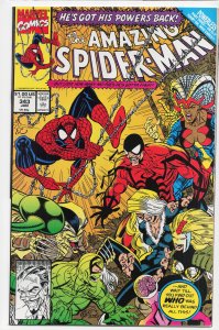 The Amazing Spider-Man #343 (1991) Spider-Man [Key Issue]