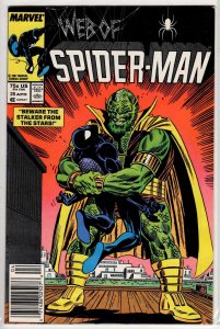 Web of Spider-Man #25 Newsstand Edition (1987) 6.0 FN