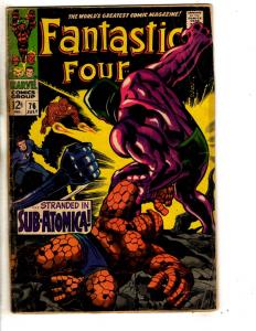 Fantastic Four # 76 VG Marvel Comic Book Human Torch Thing Dr. Doom RH3