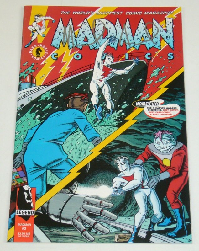 Madman Comics #3 VF; signed by Mike Allred - Dark Horse Comics