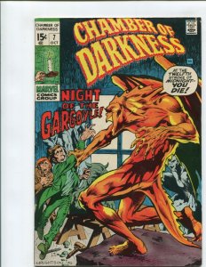 CHAMBER OF DARKNESS #7! BERNIE WRIGHTSON 1ST WORK AT MARVEL!! (6.0)1970 