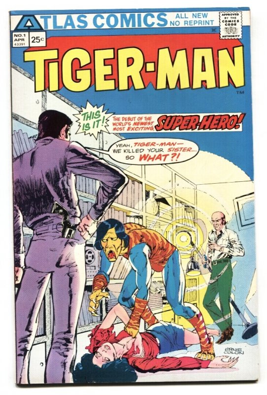Tiger-Man #1  1975 - Atlas  -VF/NM - Comic Book