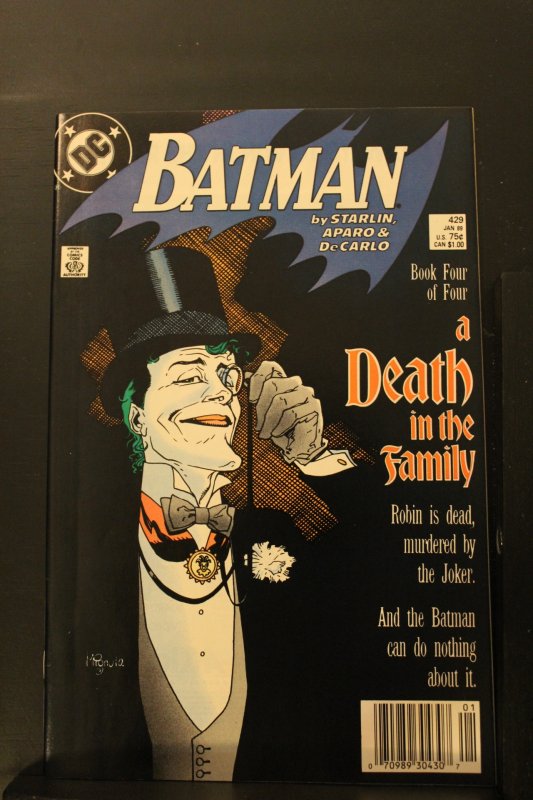 Batman #429 (1989) High-Grade NM- Joker cover key wow! C'ville CERT!