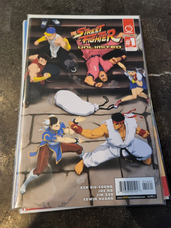 Street Fighter Unlimited #1 Cover B - Jeffrey Cruz Ultra Jam Puzzle Variant
