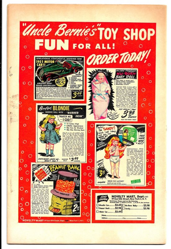 SPUNKY JUNIOR COWBOY #5 (May1951) 4.0 VG  JACK BRADBURY's Talking Horse Stanley