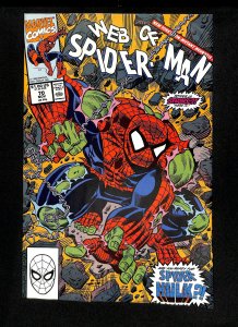 Web of Spider-Man #70 1st Spider-hulk!