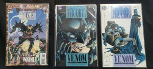 DARK KNIGHT BATMAN 5PC (VF) ANNUAL, CITIZEN WAYNE, VENOM, FAITH 1991-94 