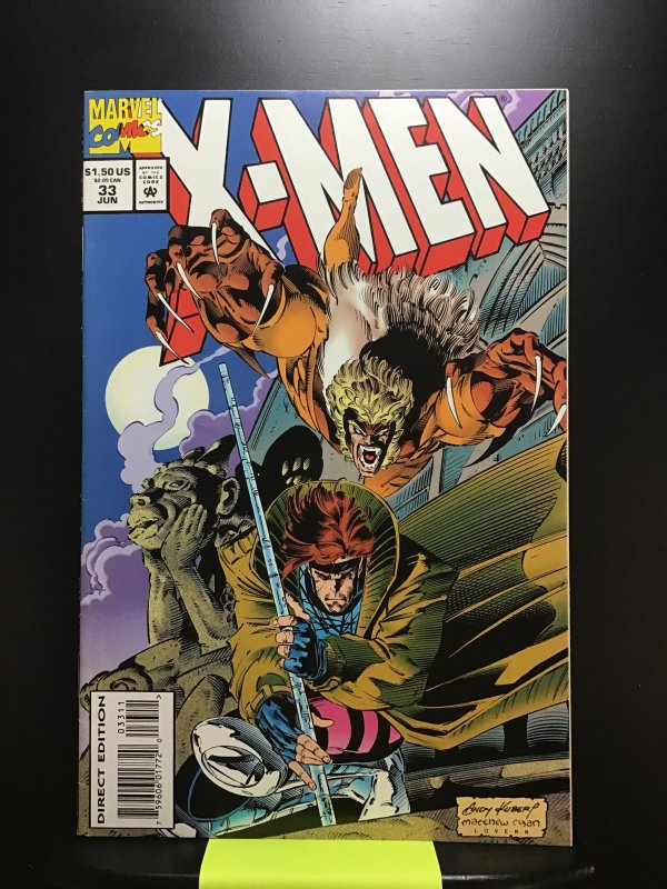 X-Men #33 Newsstand Edition (1994)