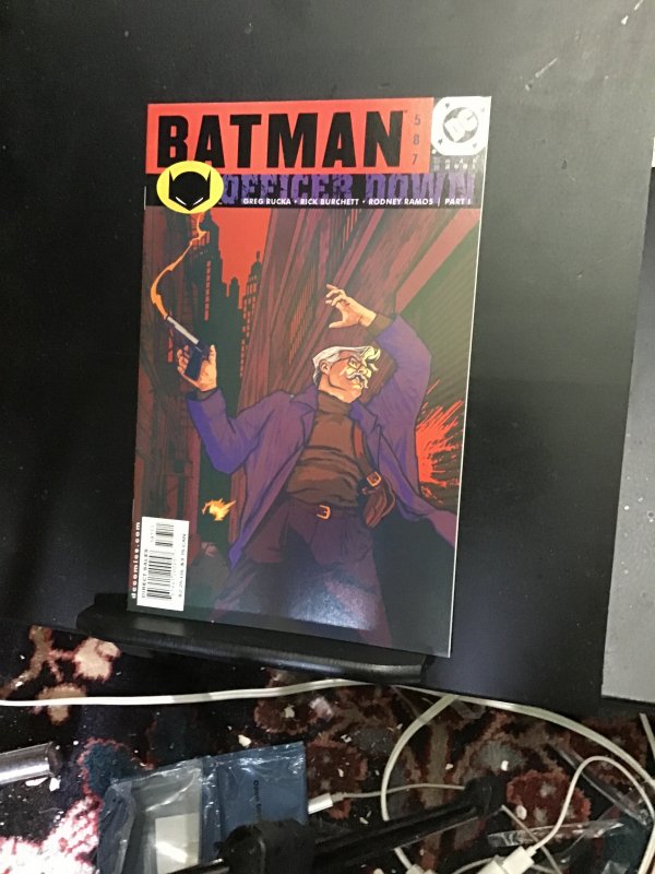 Batman #587 Direct Edition (2001) high-grade Gordon shot! NM- Wow!