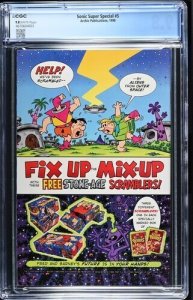 Sonic Super Special #5 1998 Archie CGC 9.8 Only 9.8 copy on census White Pages