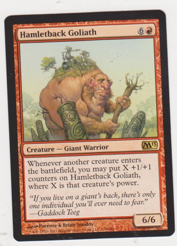 Magic the Gathering: Magic 2013 - Hamletback Goliath