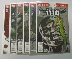 Final Crisis Aftermath Ink set #1 to #6 8.0 VF (2009)