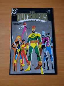 The Outsiders #1 ~ NEAR MINT NM ~ 1985 DC Comics