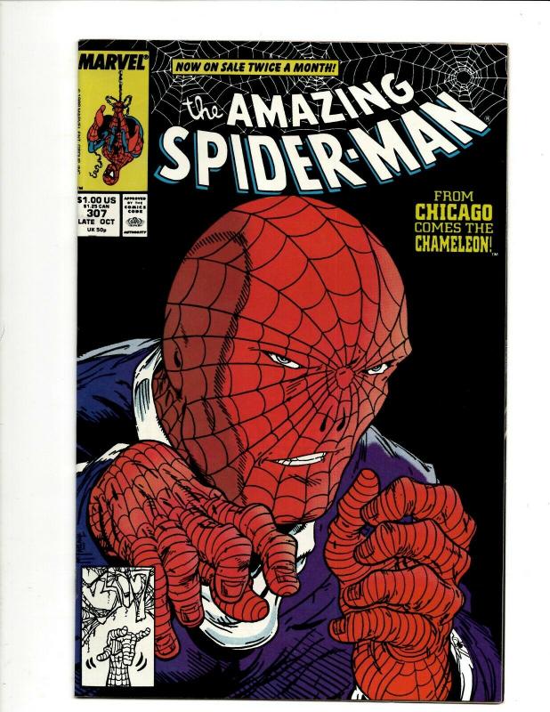 Amazing Spider-Man # 307 NM Marvel Comic Book Venom Todd McFarlane DS4