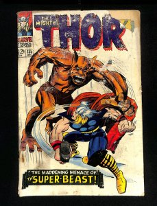 Thor #135 Maddening Menace of Super-Beast! Jack Kirby Art!