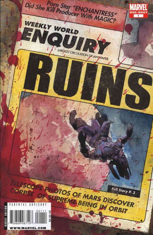 Ruins TPB #1 VF/NM ; Marvel | Warren Ellis