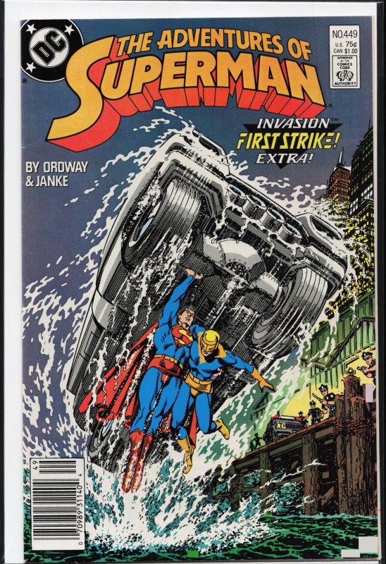 Adventures of Superman #449 (1988) Superman
