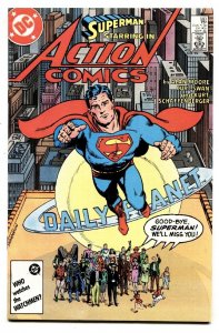 ACTION #583-ALAN MOORE-WHAT EVER HAPPENED TO SUPERMAN 1986 comic book