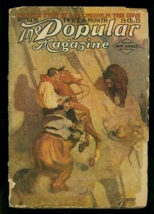 Popular Pulp Novemer 1 1912- NC Wyeth- Rare READING COPY