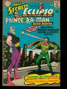 HOUSE OF SECRETS #79 1966 DC  PRINCE RA-MAN CROSSOVER VF-