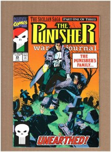 Punisher War Journal #25 Marvel Comics 1990 Mark Texeira VF/NM 9.0
