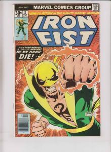 Iron Fist #8 VF chris claremont - john byrne - kung fu - bronze age marvel 1976