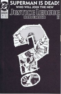Justice League America #71 ORIGINAL Vintage 1993 DC Comics 