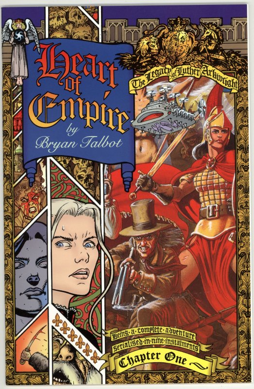 Heart of Empire: The Legacy of Luther Arkwright #1 -9 complete set (1999)